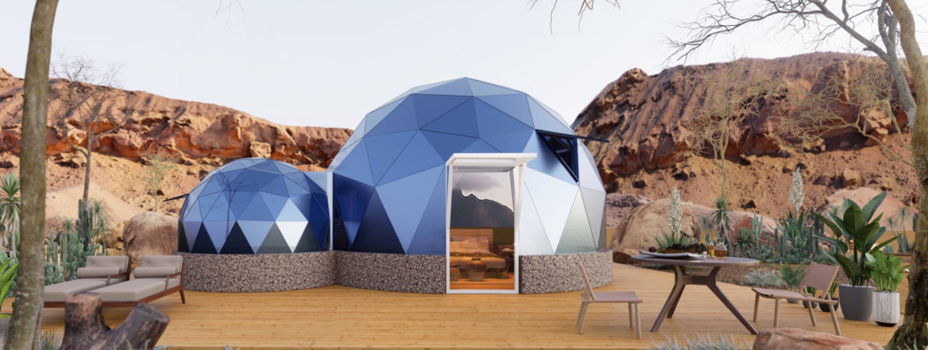 平谷区球形智能光伏玻璃星空房